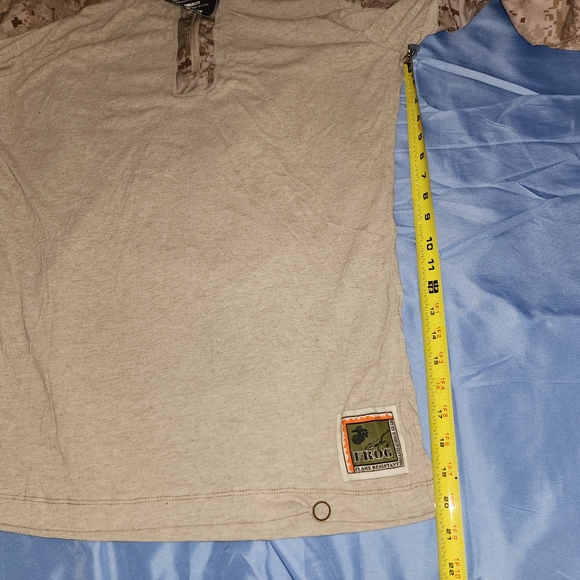 USMC FROG FR COMBAT ENSEMBLE SHIRT DESERT MARPAT BROWN SIZE MEDIUM NWT... - Picture 10 of 13